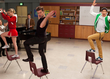 Heather Morris, Ricky Martin, Harry Shum Jr, Glee Heather Morris, Ricky Martin, Harry Shum Jr, Glee